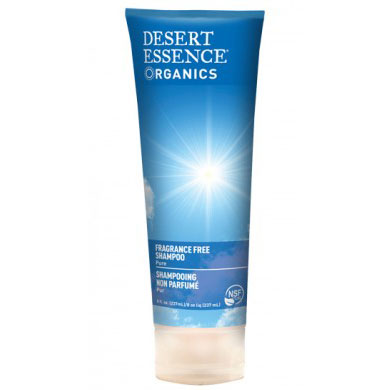 Organics Unscented Shampoo, 8 oz, Desert Essence