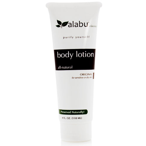 Alabu Skin Care Original Body Lotion, Preserved Naturally, for Sensitive or Dry Skin, 4 oz, Alabu Skin Care