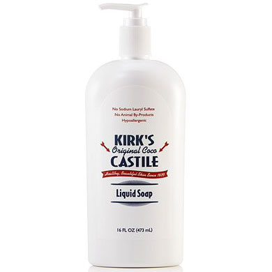 Kirk's Natural Original Coco Castile Liquid Soap, Coconut Oil Soap, 16 oz, Kirk's Natural