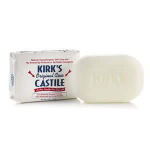 Kirk's Natural Original Coco Castile Bar Soap, Coconut Oil Soap, 4 oz, Kirk's Natural