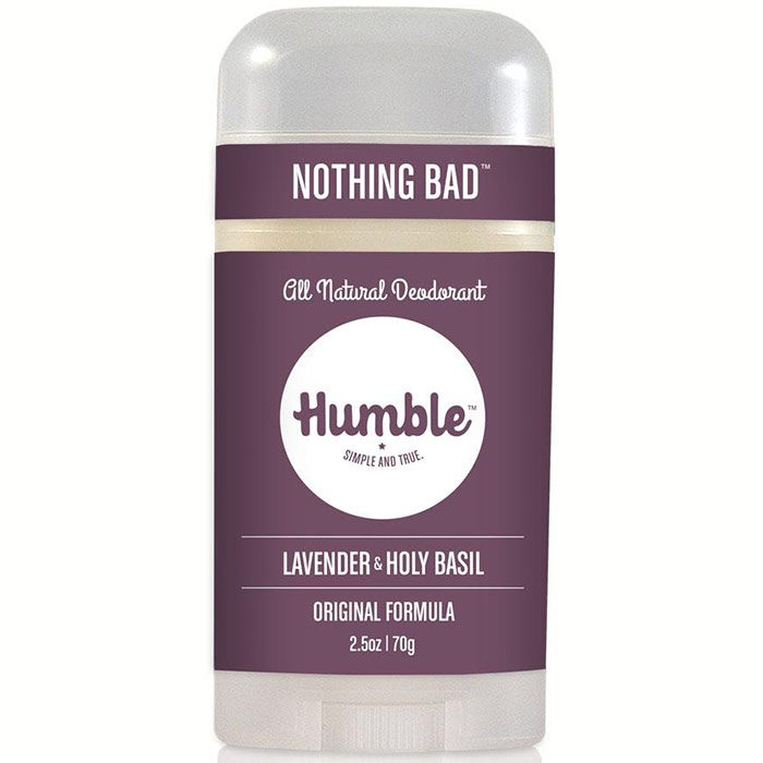 Original Formula Natural Deodorant, Lavender & Holy Basil, 2.5 oz, Humble Brands