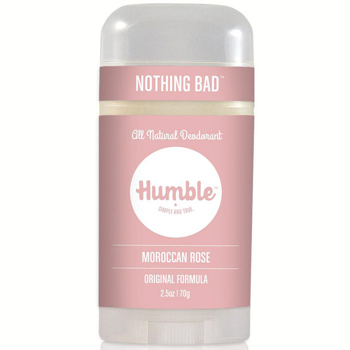 Original Formula Natural Deodorant, Moroccan Rose, 2.5 oz, Humble Brands