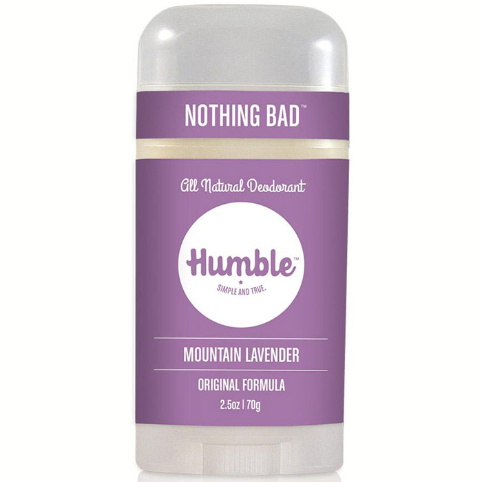 Original Formula Natural Deodorant, Mountain Lavender, 2.5 oz, Humble Brands