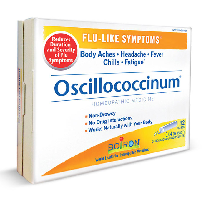 Oscillococcinum, Flu Like Symptoms, 12 Doses, Boiron