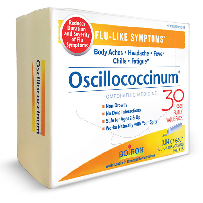 Oscillococcinum, Flu-Like Symptoms, 30 Doses, Boiron