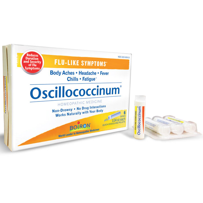 Oscillococcinum, Flu-Like Symptoms, 6 Doses, Boiron