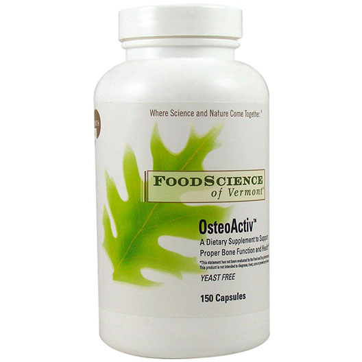 OsteoActiv (Bone Health) 150 caps, FoodScience Of Vermont