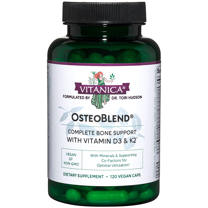 OsteoBlend, Bone Support, 120 Vegetarian Capsules, Vitanica