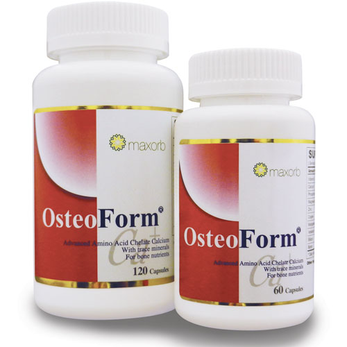 Maxorb OsteoForm Amino Acid Calcium, 60 Capsules, Maxorb