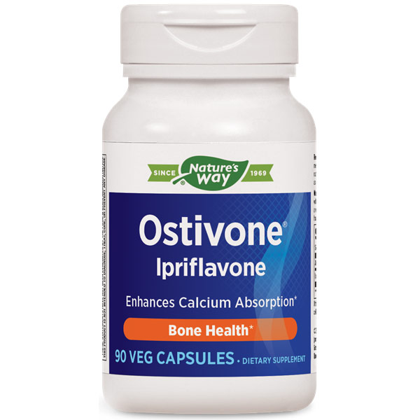 Ostivone, Ipriflavone, 90 Veg Capsules, Enzymatic Therapy