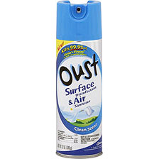 Oust Surface Disinfectant & Air Sanitizer, Clean Scent, 12 oz