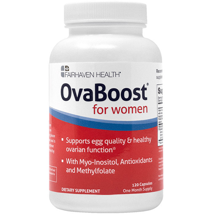 OvaBoost for Egg Quality, 120 Capsules, Fairhaven Health (Promote Ovarian Function)