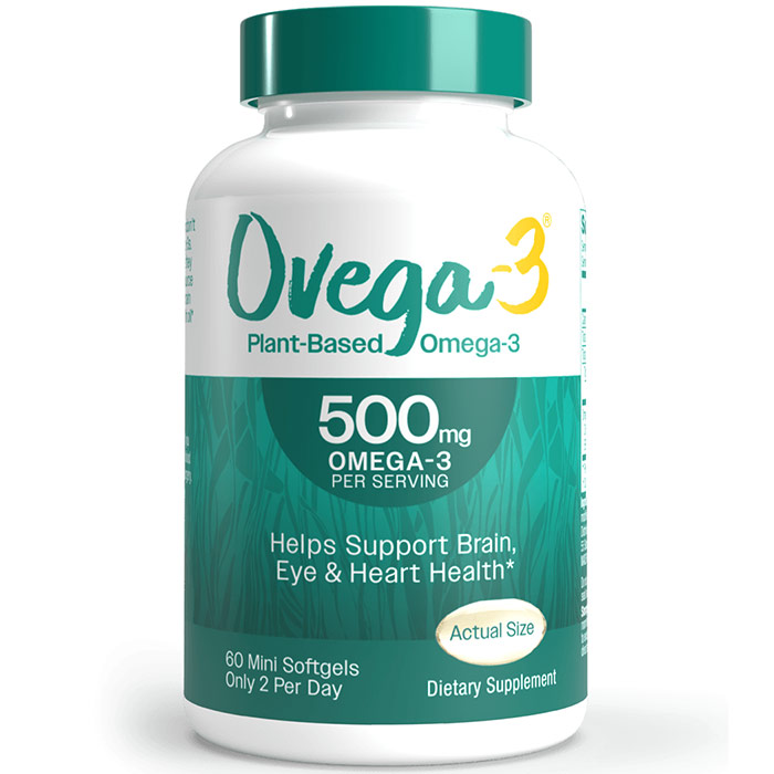 Ovega-3 Vegetarian Omega-3, 60 Softgels, i-Health, Inc.