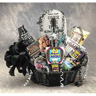 Elegant Gift Baskets Online Over the Hill Birthday Gift Basket, Large Size, Elegant Gift Baskets Online