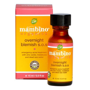 Mambino Organics Overnight Blemish S.O.S., 0.5 oz, Mambino Organics
