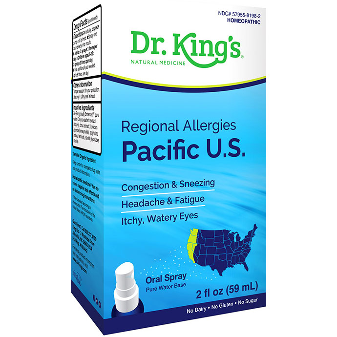 Regional Allergies - Pacific U.S., 2 oz, Dr. Kings by King Bio