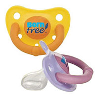 Pacifiers Stage 2 (6+ Months), 2 Pack, BornFree Baby Products