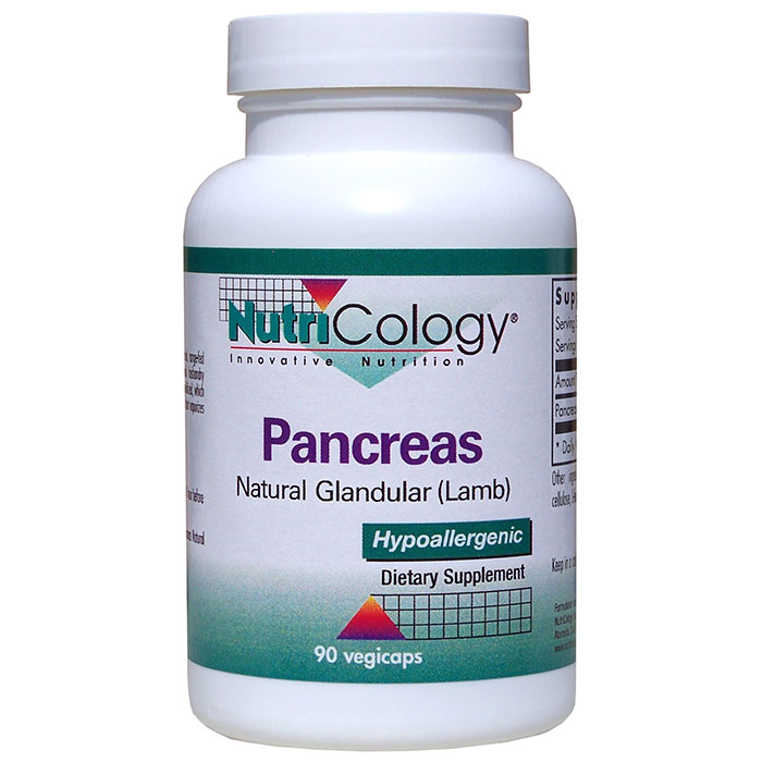 Pancreas Lamb Organic Glandular 90 caps from NutriCology