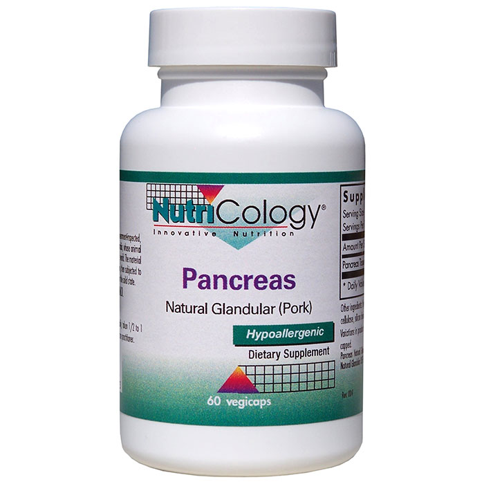 Pancreas Pork Organic Glandular 60 caps from NutriCology