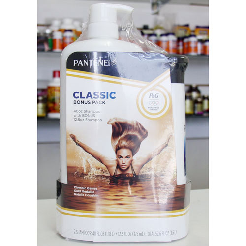 Pantene Pro-V Classic Shampoo for All Hair Types, 40 oz
