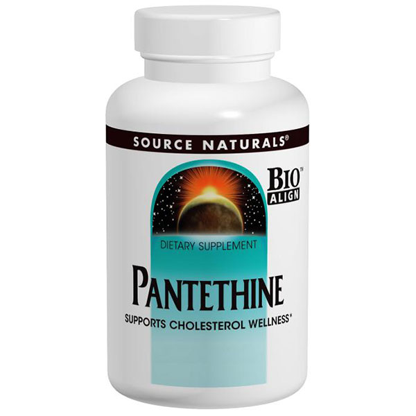 Pantethine Coenzyme B-5 Precursor Sublingual 25mg 60 tabs from Source Naturals