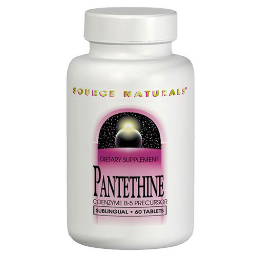 Pantothenic Acid Vitamin B-5 100mg 250 tabs from Source Naturals