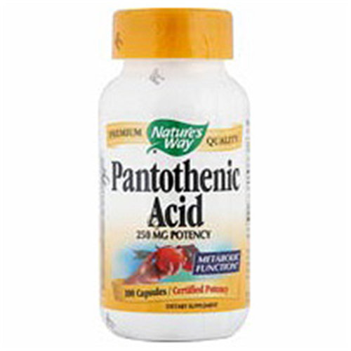 Pantothenic Acid 250mg 100 caps from Natures Way