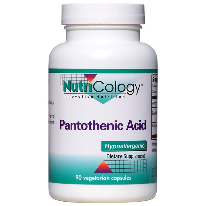 Pantothenic Acid 500mg Vitamin B5 90 caps from NutriCology