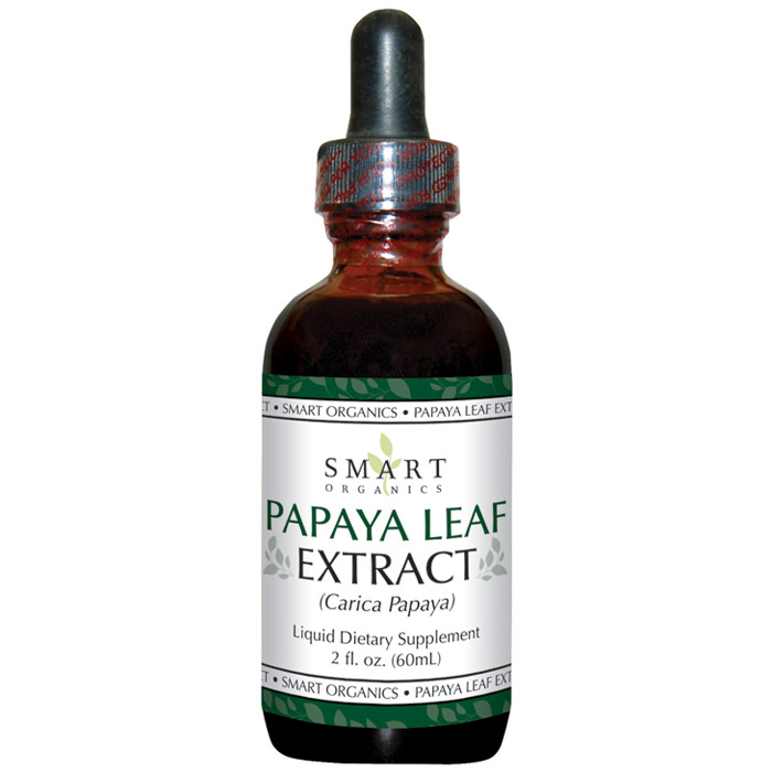 Papaya Leaf Extract (Carica Papaya), 2 oz, Smart Organics