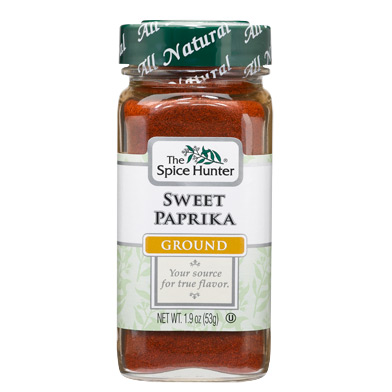 Paprika, Sweet, Ground, 1.9 oz x 6 Bottles, Spice Hunter