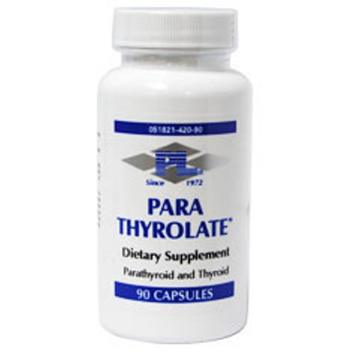 Progressive Laboratories Para Thyrolate (Parathyroid & Thyroid), 90 Capsules, Progressive Laboratories