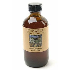 Passion Flower Herb Extract Liquid 4 oz, StarWest Botanicals