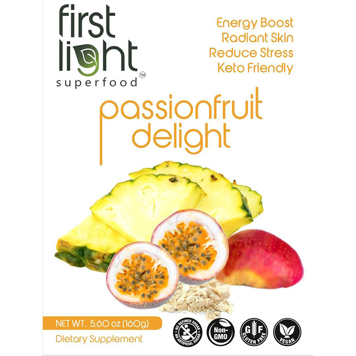 Passionfruit Delight, High Energy Breakfast & Snack, 5.6 oz, First Light Superfood