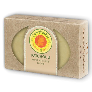 Patchouli Bar Soap, 4.3 oz, Sunfeather Soap
