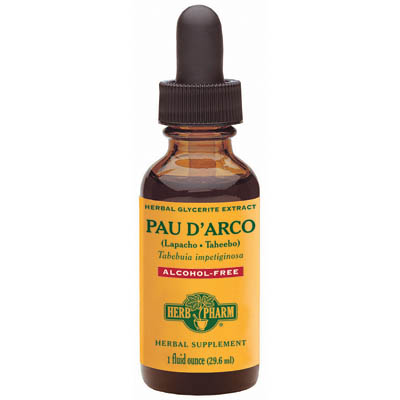 Pau D Arco Glycerite Liquid, 4 oz, Herb Pharm