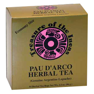 Hobe Labs Pau D'Arco Herbal Tea, 54 Tea Bags, Hobe Labs