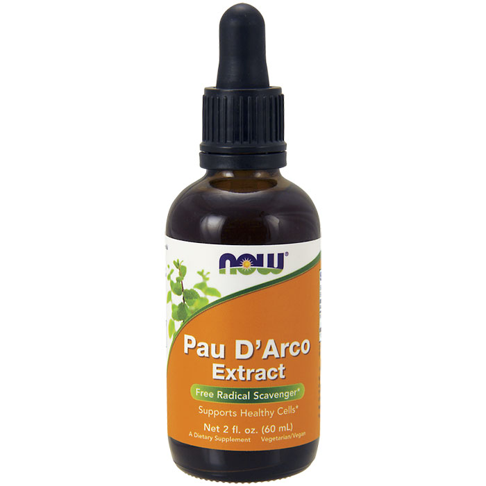 Pau DArco Extract Liquid, 2 oz, NOW Foods
