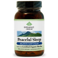 Peaceful Sleep, With Organic Herbs, 90 Vegetarian Capsules, Organic India