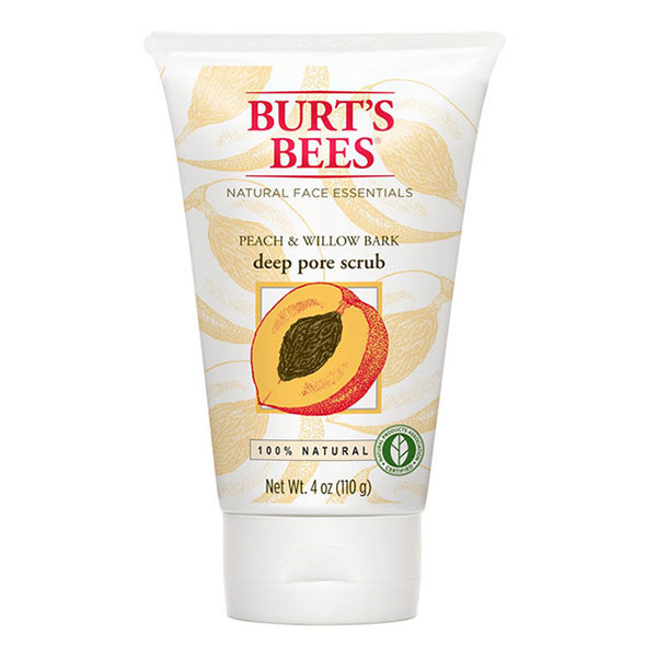 Peach & Willow Bark Deep Pore Scrub, 4 oz, Burts Bees