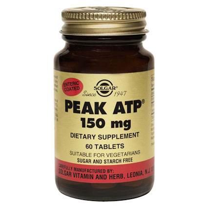 Peak ATP 150 mg, 60 Tablets, Solgar - CLICK HERE TO LEARN MORE