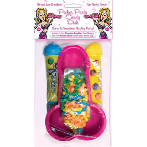 Hott Products Pecker Party Candy Dish with Candy, Hott Products