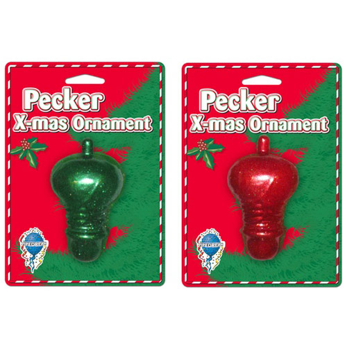 Pipedream Products Pecker X-Mas Ornament, Assorted Color, Pipedream Products