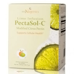 PectaSol-C Modified Citrus Pectin Powder, Lime Infusion, 30 Packets, EcoNugenics