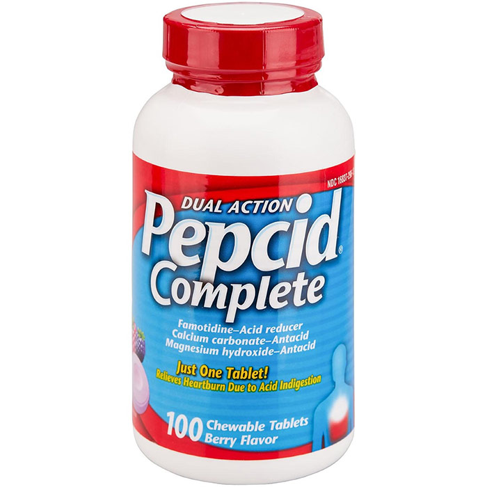 Pepcid AC Acid Reducer Maximum Strength, Famotidine 20 mg, 100 Tablets