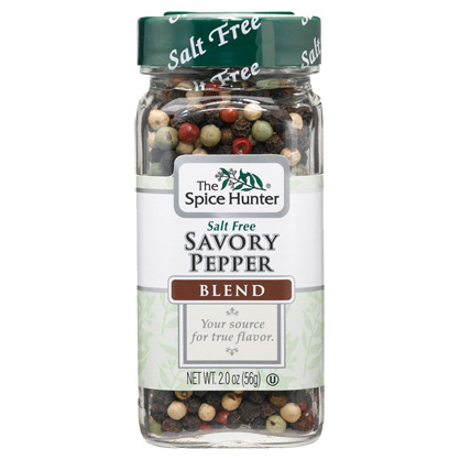 Peppercorns, Savory Blend, Whole, 2 oz x 6 Bottles, Spice Hunter