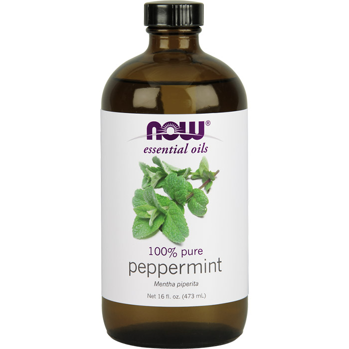 Peppermint Oil, 16 oz, NOW Foods