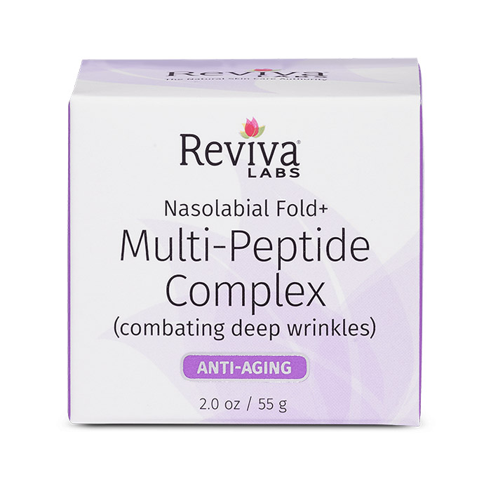 Reviva Labs Nasolabial Fold+ Multi-Peptide Complex Cream, 2 oz