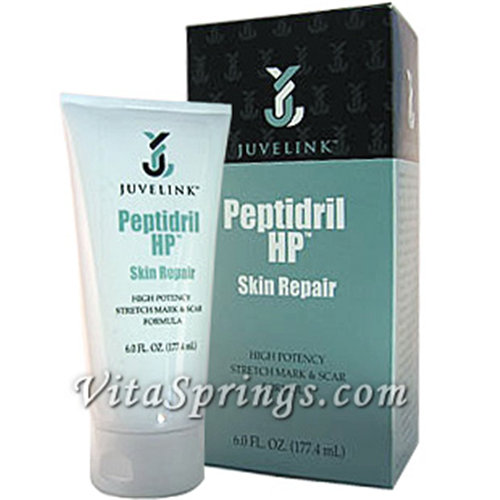 Juvelink Peptidril HP Skin Repair Cream 6 oz, Stretch Mark & Scar Repair, from Juvelink