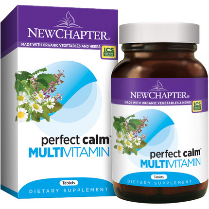 Perfect Calm, Whole-Food Nutrients with Anti-Stress Herbs, 144 Tablets, New Chapter