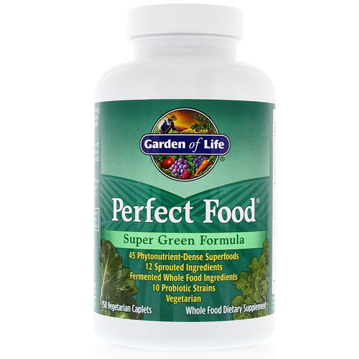 Perfect Food, Super Green Formula, 150 Caplets, Garden of Life